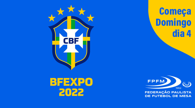 A BFEXPO 2022 começa domingo dia 4 das 9 as 21 horas