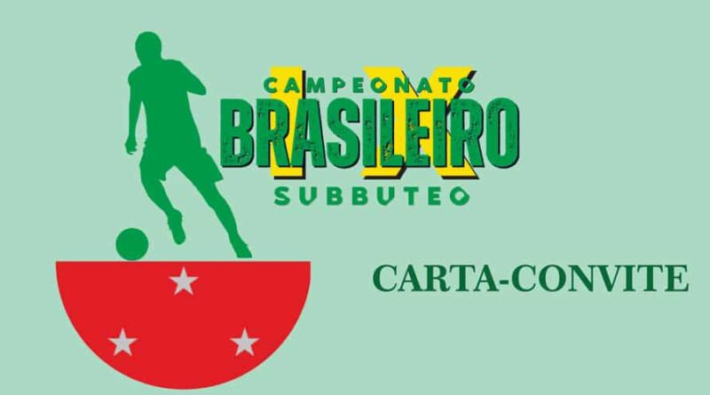 IX Campeonato Brasileiro Subbuteo – Carta Convite