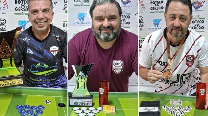 Fernando Martins fica com o título do Brasileirão ABS de Futebol de Mesa